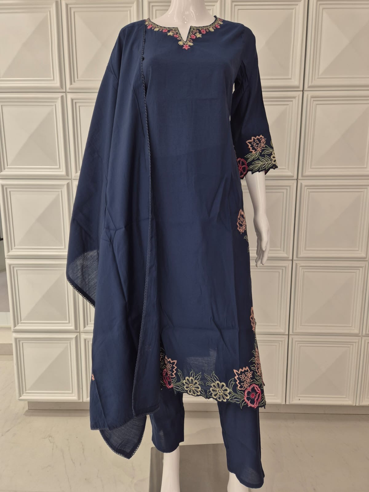 CNM BLUE WITH EMBROIDERY