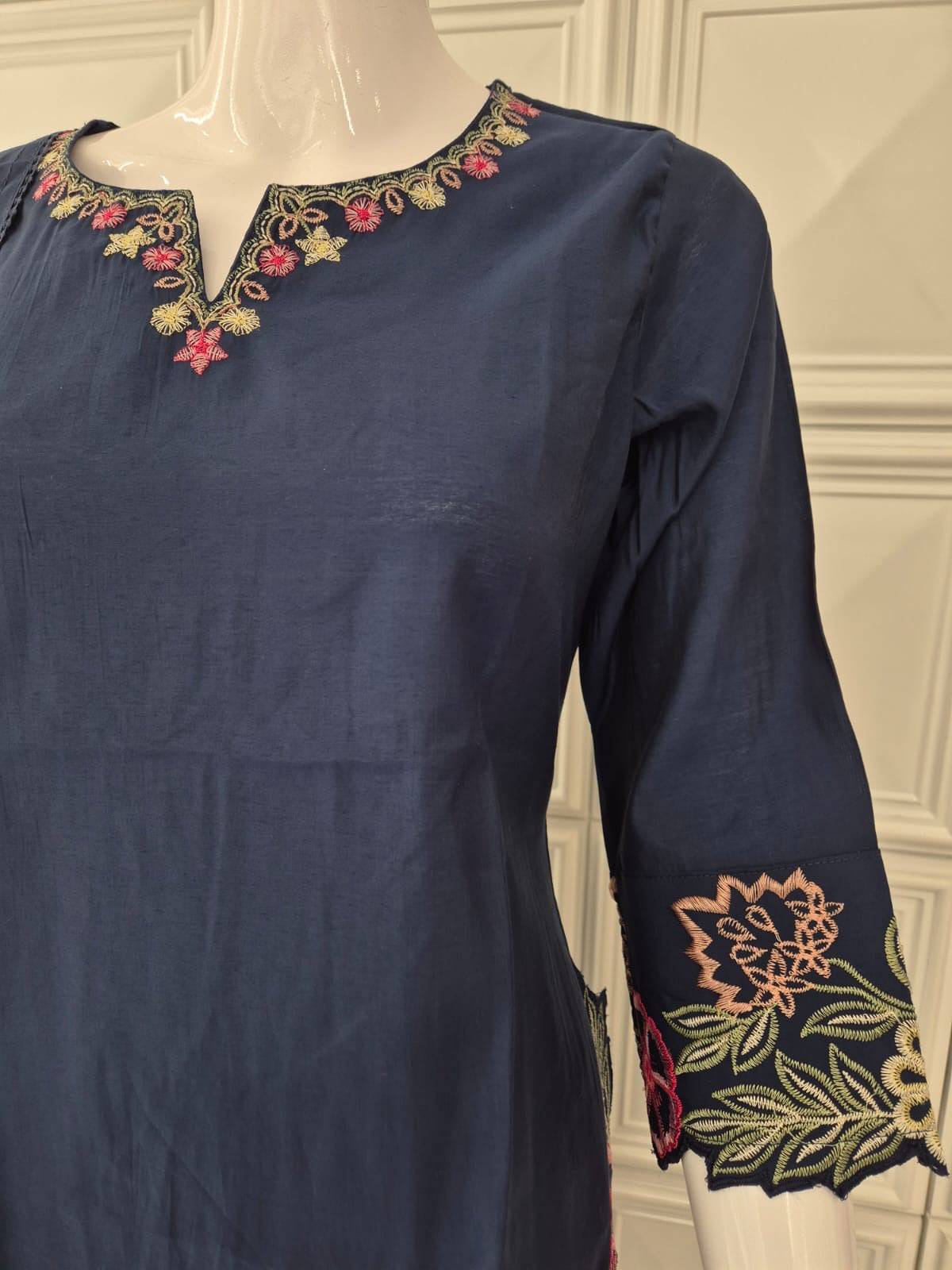 CNM BLUE WITH EMBROIDERY