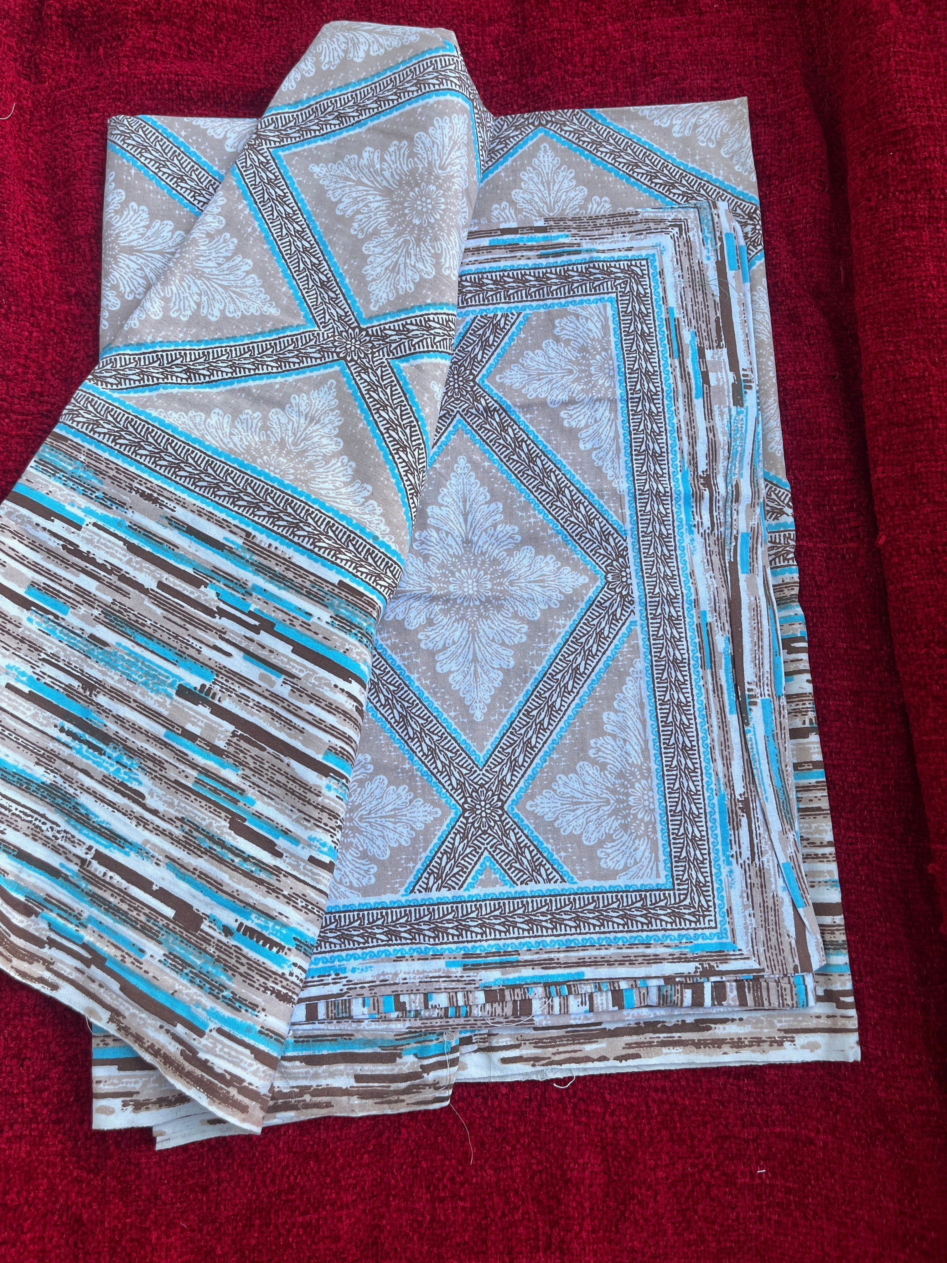 CNM Cotton Bedsheet Sea Blue