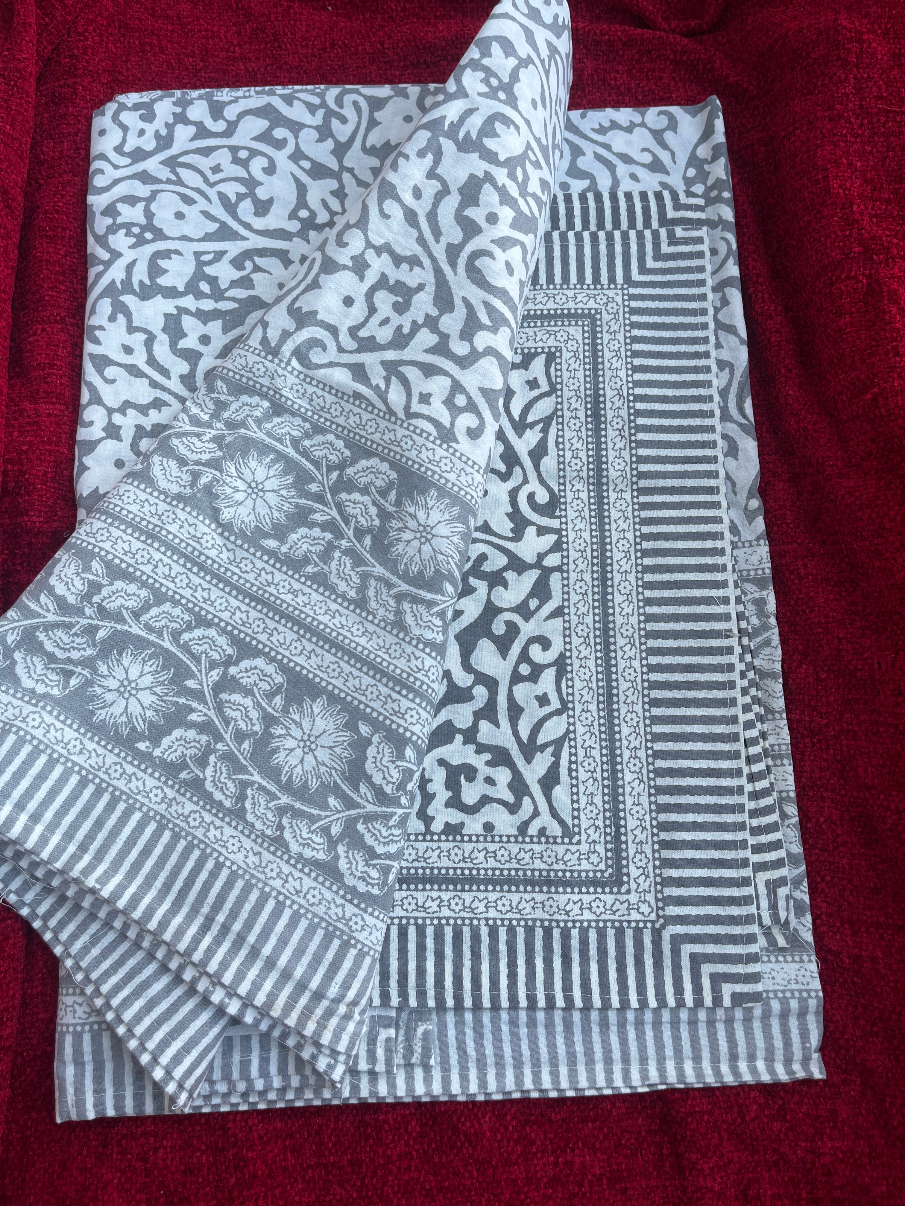 CNM Cotton Bedsheet Grey