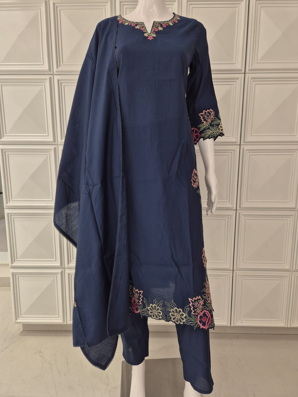 CNM BLUE WITH EMBROIDERY