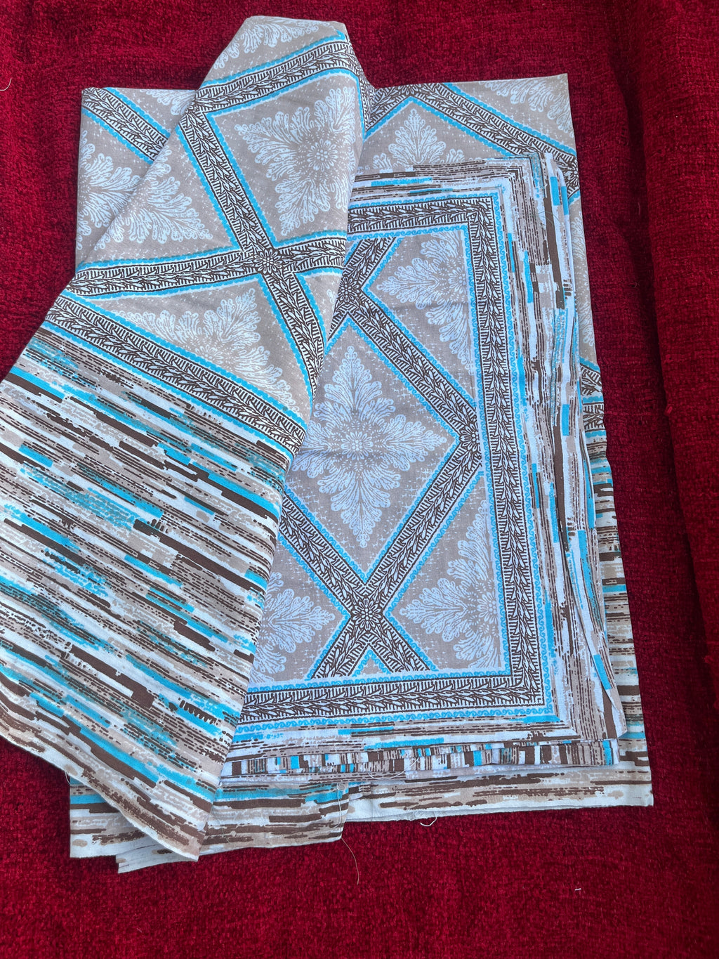 CNM Cotton Bedsheet Sea Blue